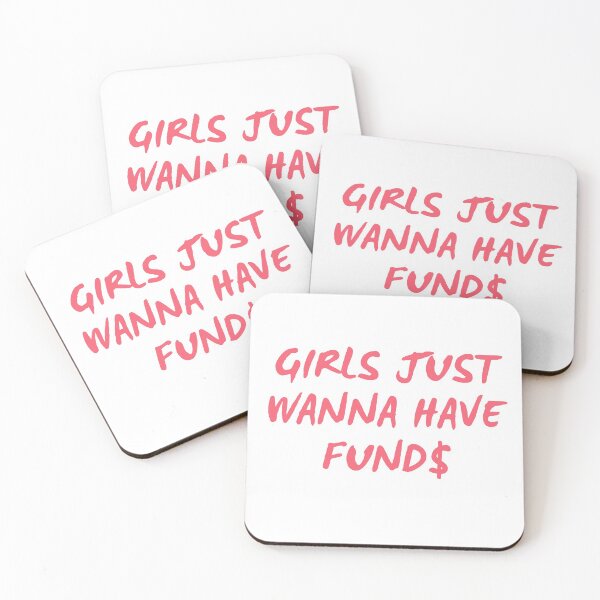 Item preview, Girls Just Wanna Have Funds designed and sold by The Silly Grumpy Society.