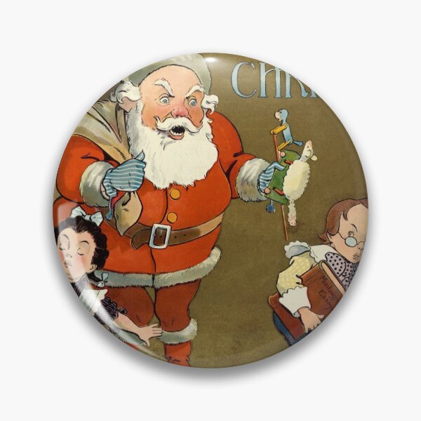Item preview, 1901 Puck Magazine Christmas issue Santa children designed and sold by aapshop.