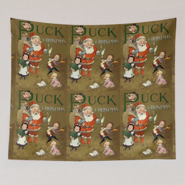 Item preview, 1901 Puck Magazine Christmas issue Santa children designed and sold by aapshop.