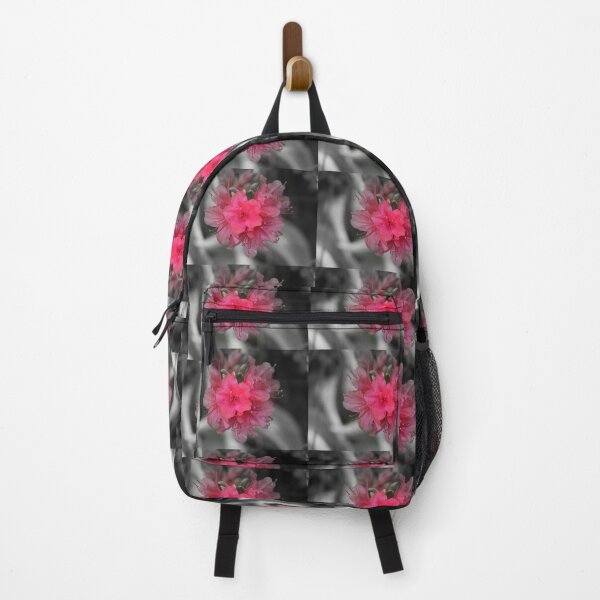 Item preview, Pink Azalea Bush Bloom Focal Black and White designed and sold by JariHawk.