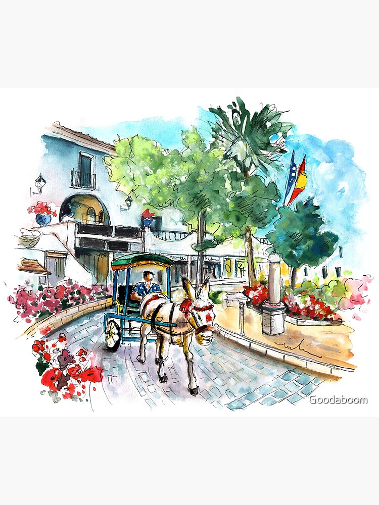 Made in Spain Collection - Mijas White Village Wall Art, Canvas