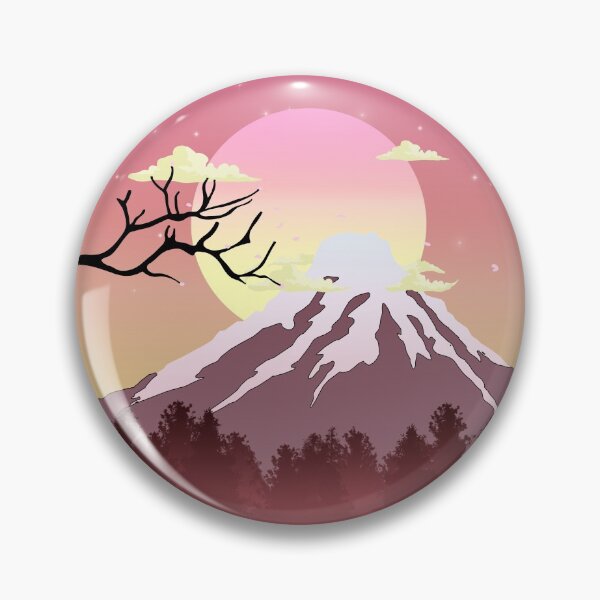 Item preview, Japanese Mountain Sunset designed and sold by JCalvert-Design.