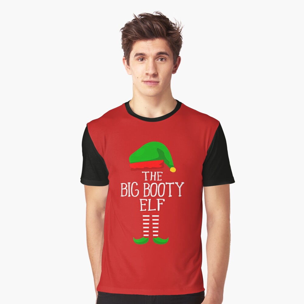 The Big Booty Elf - Funny Christmas Costume Pajama 