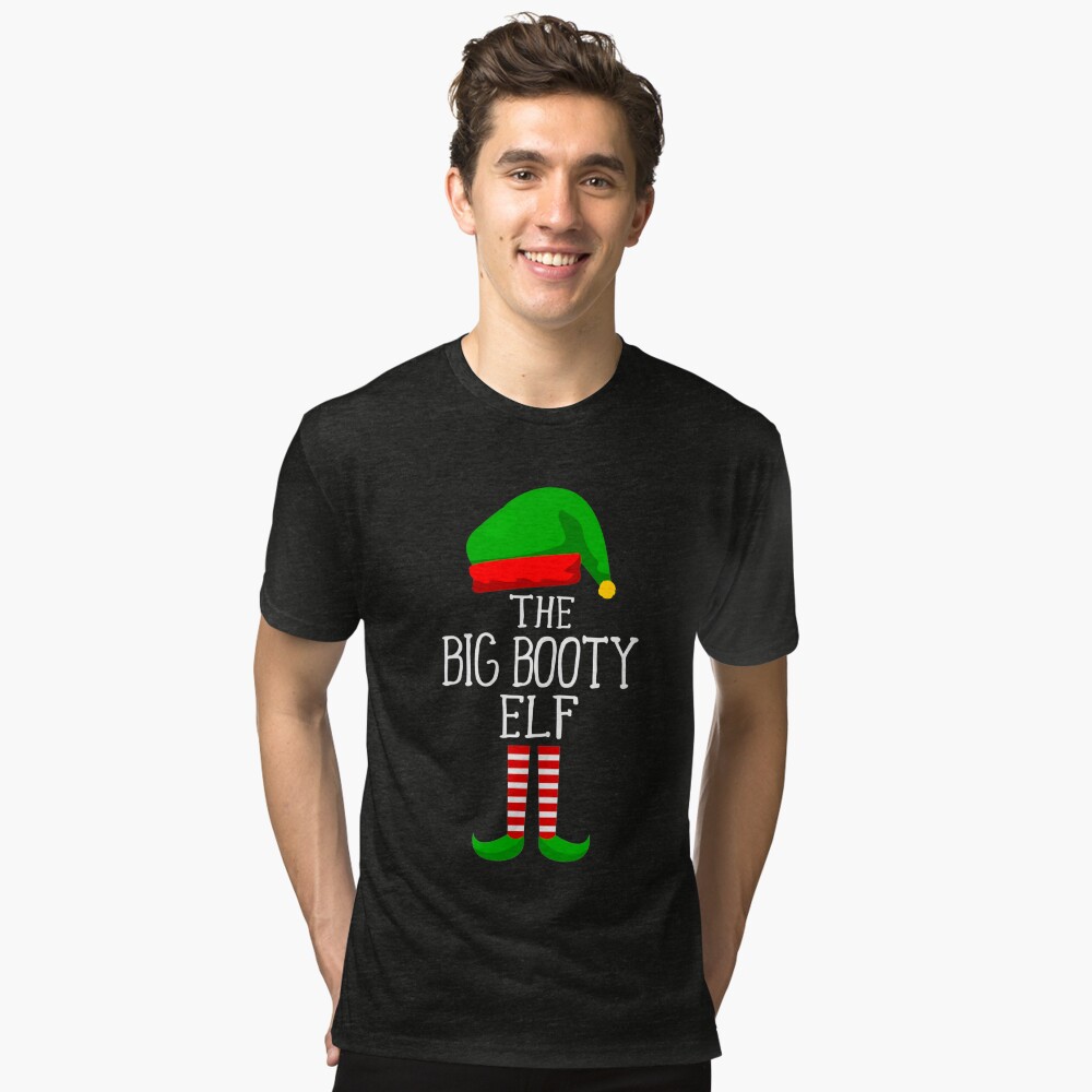 The Big Booty Elf - Funny Christmas Costume Pajama 