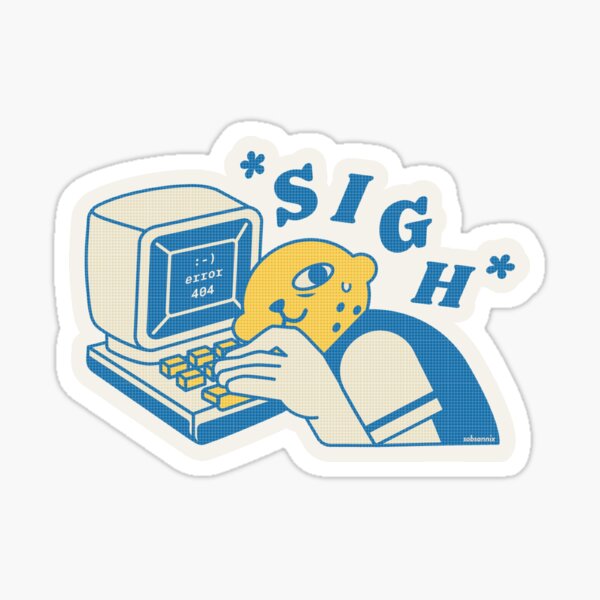 Error 404 Sticker