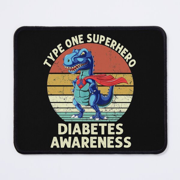 Item preview, Type One Warrior Diabetic Trex Dino Diabetes Awareness Month designed and sold by Delores Kinder.