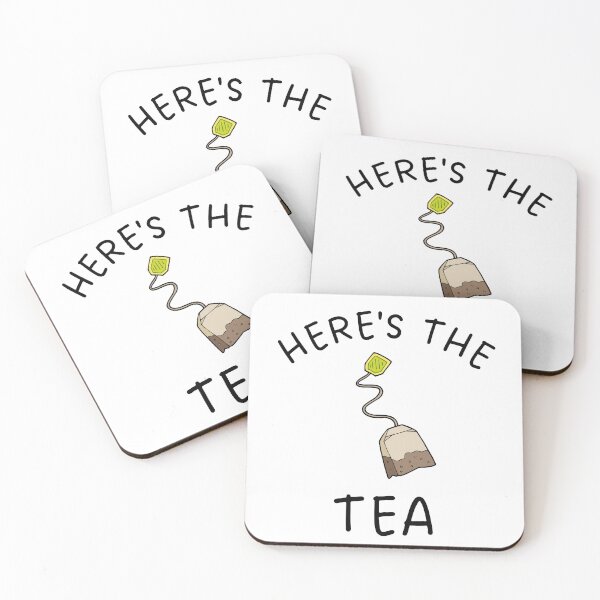 Item preview, Here's the Tea - Teabag Design designed and sold by LiToDesignCo.