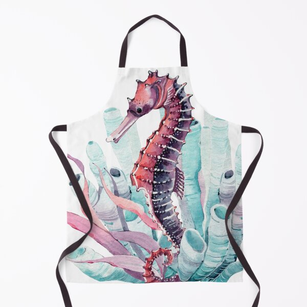 Item preview, Watercolor Seahorse designed and sold by mushizaman.