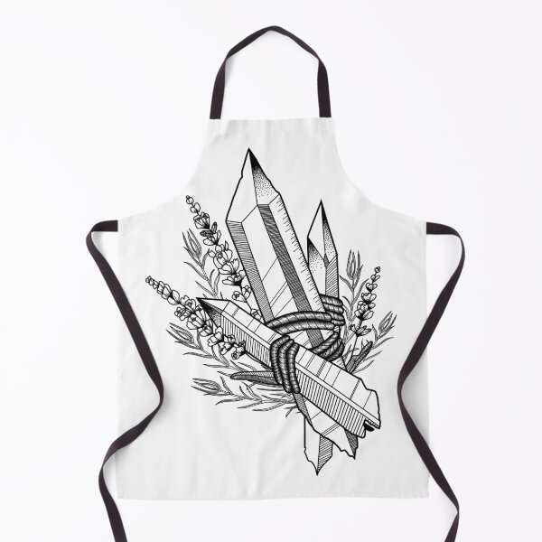 Item preview, Crystal Herb Bundle Tattoo designed and sold by MyOwnFairytales.
