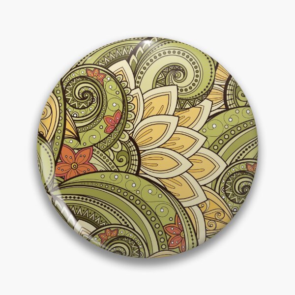 Item preview, Paisley Print with Vintage Floral Motifs designed and sold by lissantee.