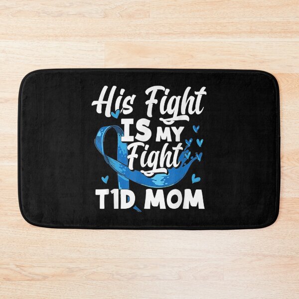 Item preview, Womens His Fight Is My Fight T1D Mom Diabetes Awareness designed and sold by Delores Kinder.