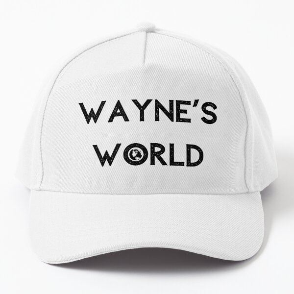 Wayne's World Printed Unisex Adult Truckers Hat Cap Black 