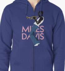 Miles Davis Zipped Hoodie