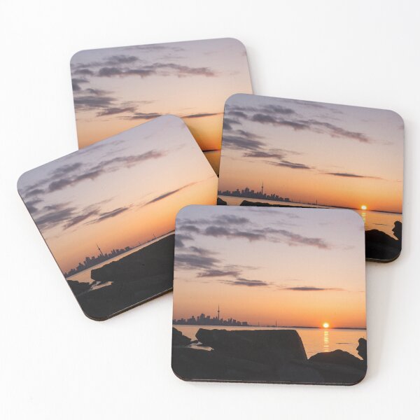 Item preview, Toronto Skyline Panorama at Sunrise designed and sold by Georgia Mizuleva.