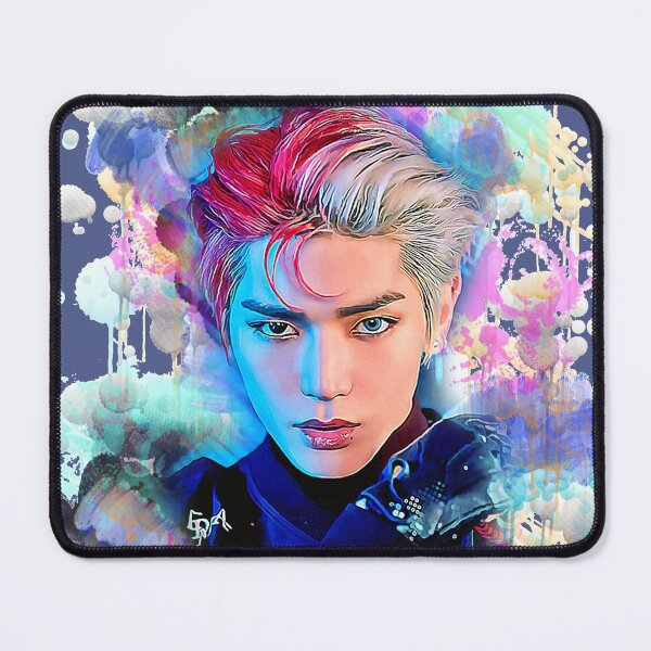 Item preview, NCT 127 Taeyong colorful art designed and sold by Lajibolalaa.