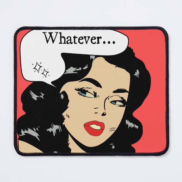 Item preview, Whatever Black Hair Comic Girl designed and sold by Imakeyouhappy.