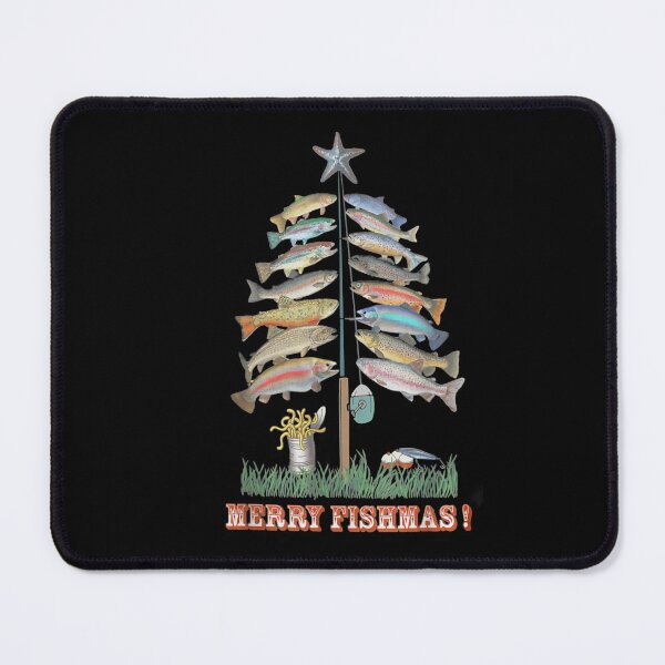 Item preview, Merry Fishmas Christmas Tree Funny Fishing Xmas Pajama designed and sold by Delores Kinder.
