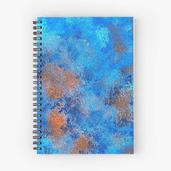 Item preview, Blu Orange Abstract Acrylic Painting on Canvas| Wall Art| Wall Decor designed and sold by Ebycreations.