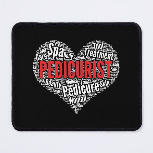 Item preview, Pedicurist Heart Shape Word Cloud Design Pedicure product designed and sold by theodoros20.