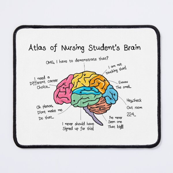 Item preview, Nursing Student's Brain designed and sold by Raminovitch.
