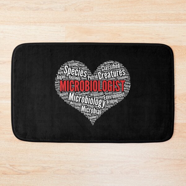 Item preview, Microbiologist Heart Shape Word Cloud Design Microbiology print designed and sold by theodoros20.