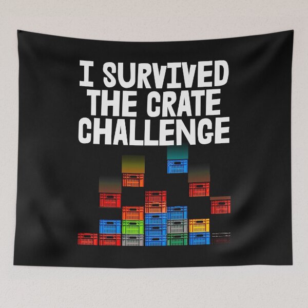 Item preview, I Survived The Crate Challenge designed and sold by Bendthetrend.