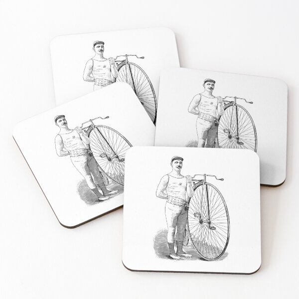 Item preview, Man with bicycle designed and sold by Marker7.