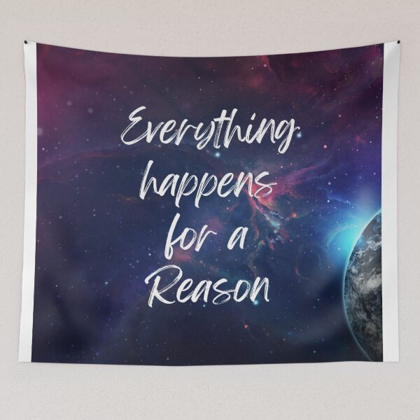 Item preview, Everything happens for a Reason  designed and sold by MotivationalHub.