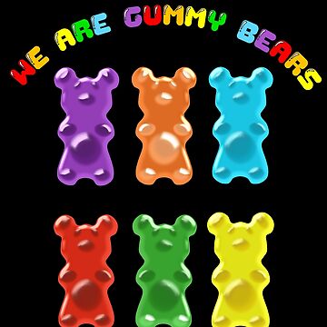 Funny Cute Kids I'm a Gummy Bear Cartoon Gift Sticker for Sale by