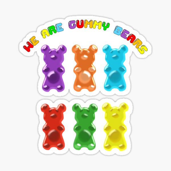 Funny Cute Kids I'm a Gummy Bear Cartoon Gift Sticker for Sale by