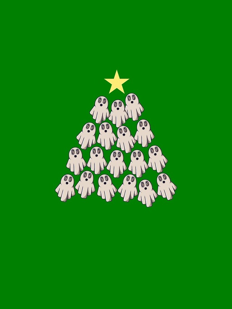 Aperçu 4 sur 4. Coque iPhone avec l'œuvre Ghost Christmas Tree Creepy Christmas Horror Ghost Christmas Gear créée et vendue par DynamicDesign.