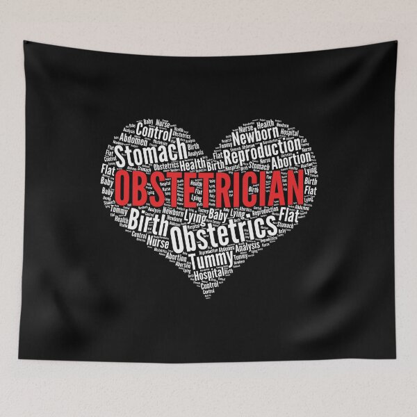 Item preview, Obstetrician Heart Shape Word Cloud Design Obgyn graphic designed and sold by theodoros20.