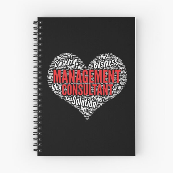 Item preview, Management consultant Heart Shape Word Cloud Design graphic designed and sold by theodoros20.