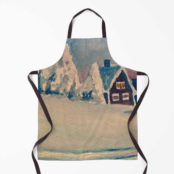 Item preview, Watercolor Winter Landscape designed and sold by TheArtCave.