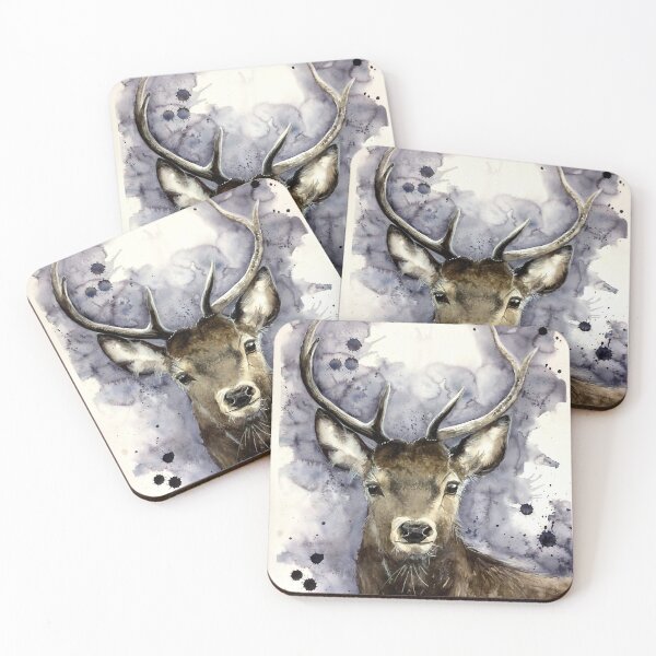 Item preview, Watercolor "deer" designed and sold by Salbeigarten.