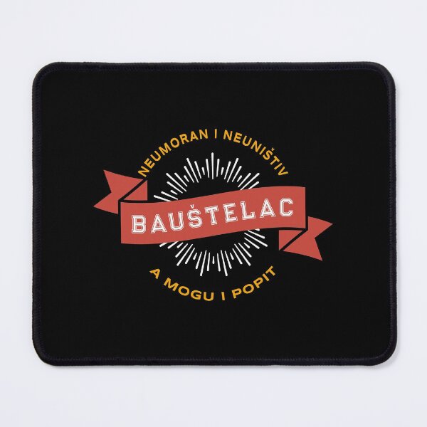 Item preview, Baustelac Construction worker t-shirt I Balkan collection designed and sold by Dubbra.