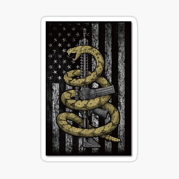 Item preview, Gadsden Don't Tread on Me Sticker designed and sold by CarsNStuff.