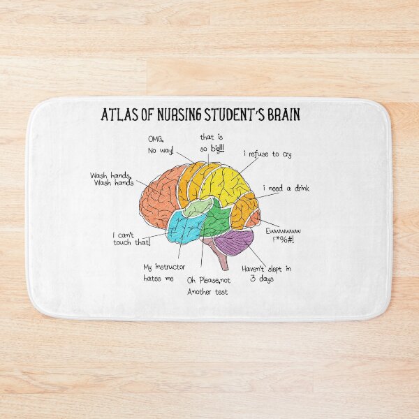 Item preview, Nursing Student  Brain - Funny Nursing  designed and sold by Raminovitch.