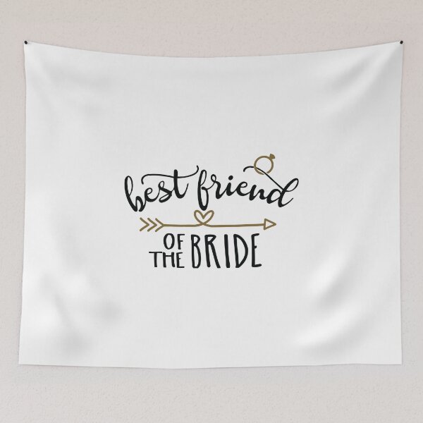 Item preview, Best Friend of the Bride Team Bride Wedding Hen Party Inspiration Joy Mood designed and sold by DesignByHeartUK.