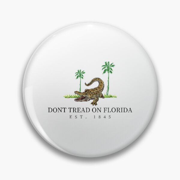 Item preview, Dont Tread On Florida Alligator Est. 1845 designed and sold by Delores Kinder.