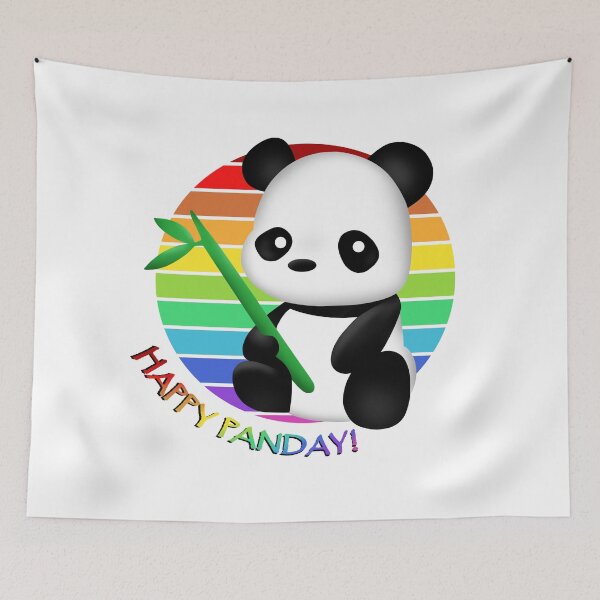 Item preview, Cute animal friendly panda NEW designed and sold by smokylemon.