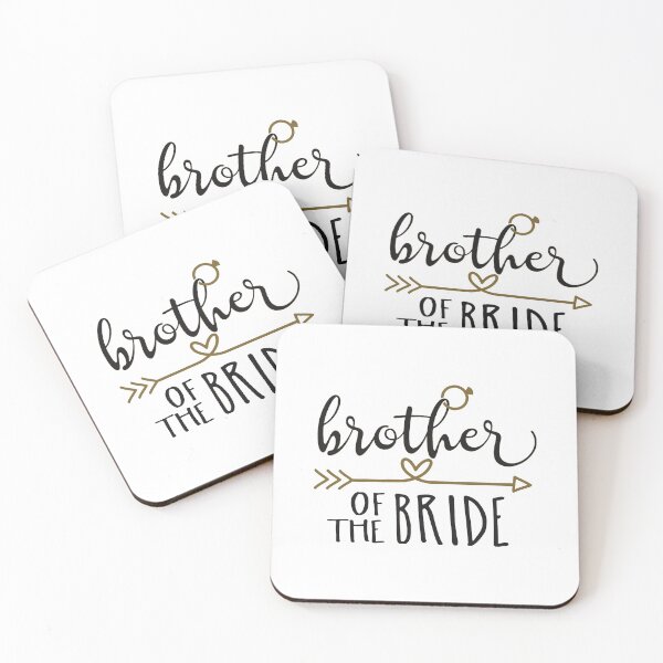 Item preview, Brother of the Bride Team Bride Wedding Hen Party Inspiration Joy Mood designed and sold by DesignByHeartUK.