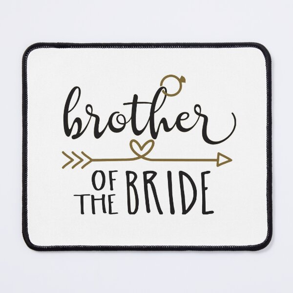Item preview, Brother of the Bride Team Bride Wedding Hen Party Inspiration Joy Mood designed and sold by DesignByHeartUK.