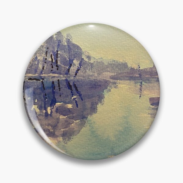 Item preview, Watercolor Landscape Painting designed and sold by TheArtCave.