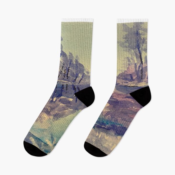 Item preview, Watercolor Landscape Painting designed and sold by TheArtCave.