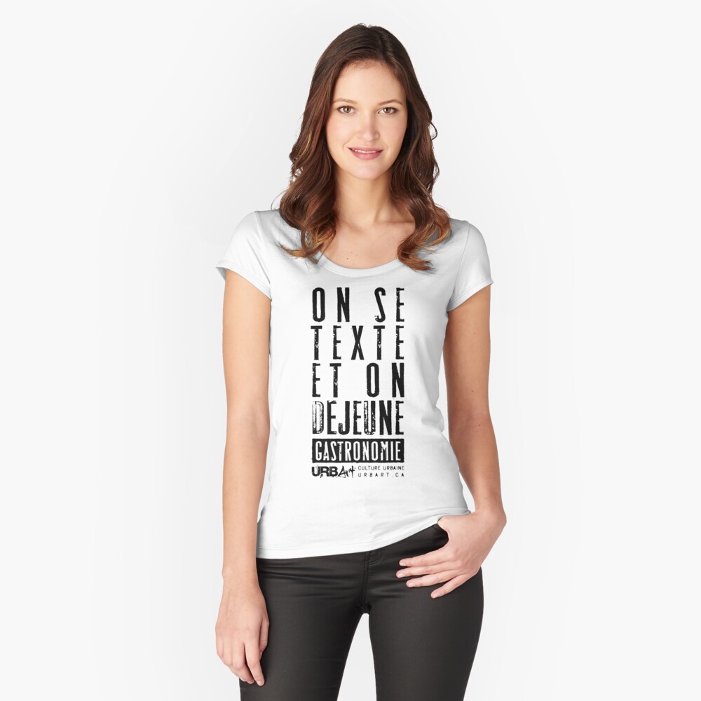 Aperçu de l'œuvre T-shirt échancré créée et vendue par UrbArt.