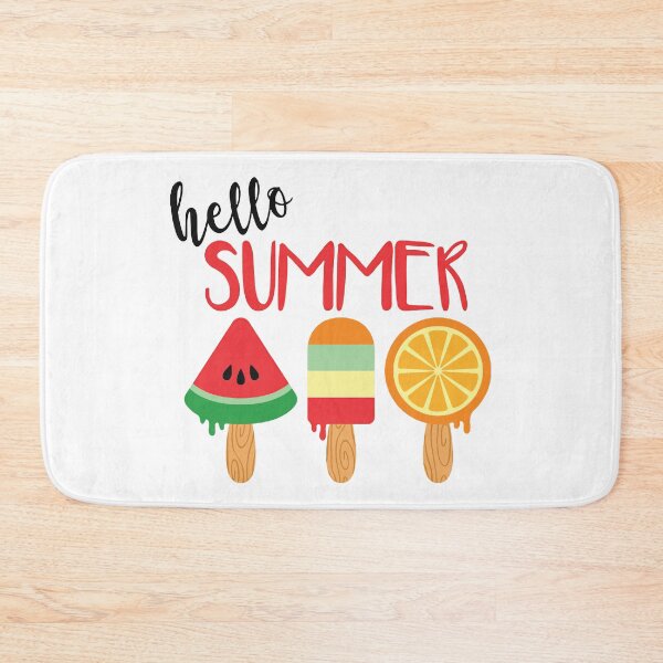 Item preview, Hello Summer watermelon Ice lolly Fun Rruits Juice Fun Funny Swan Love Valentine Summer Gift Art Design Happy Life Apparel Essential Motivation Inspiration Joy Mood  designed and sold by DesignByHeartUK.
