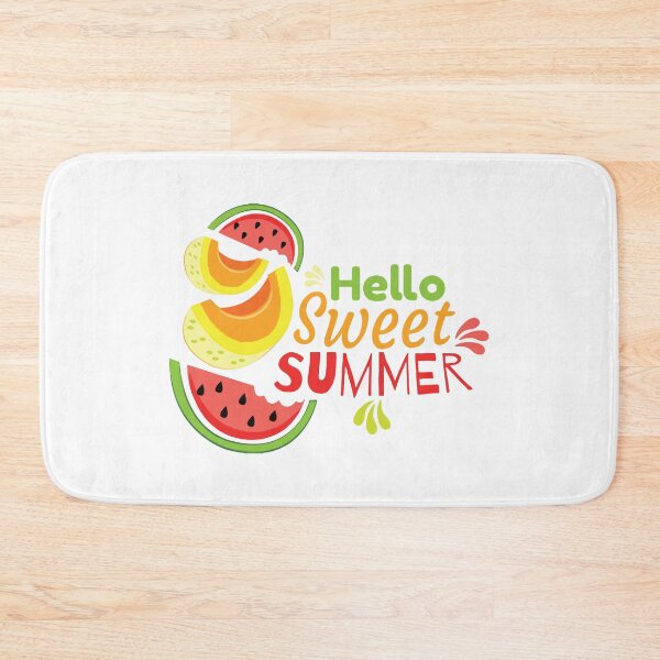 Item preview, Hello Sweet Summer watermelon Lemon Fun Rruits Juice Fun Funny Swan Love Valentine Summer Gift Art Design Happy Life Apparel Essential Motivation Inspiration Joy Mood  designed and sold by DesignByHeartUK.