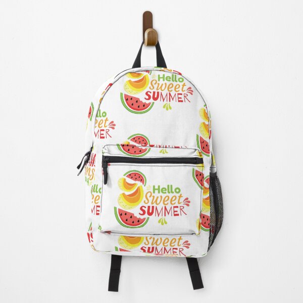 Item preview, Hello Sweet Summer watermelon Lemon Fun Rruits Juice Fun Funny Swan Love Valentine Summer Gift Art Design Happy Life Apparel Essential Motivation Inspiration Joy Mood designed and sold by DesignByHeartUK.