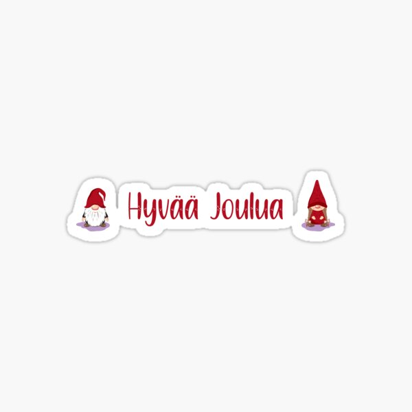 Hyvää Joulua - dk-shirts Sticker